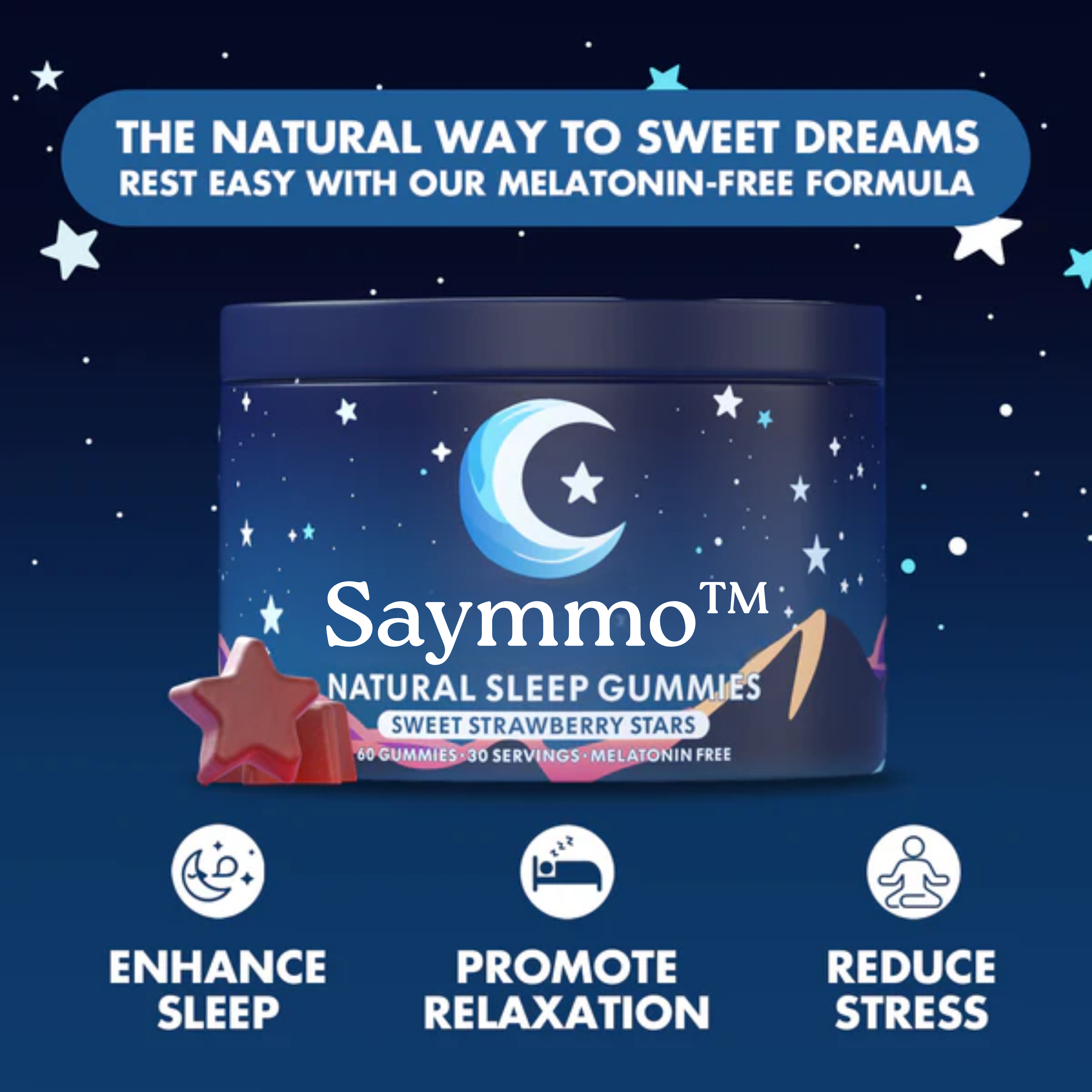 Saymmo™ - Natural Sleep Gummies
