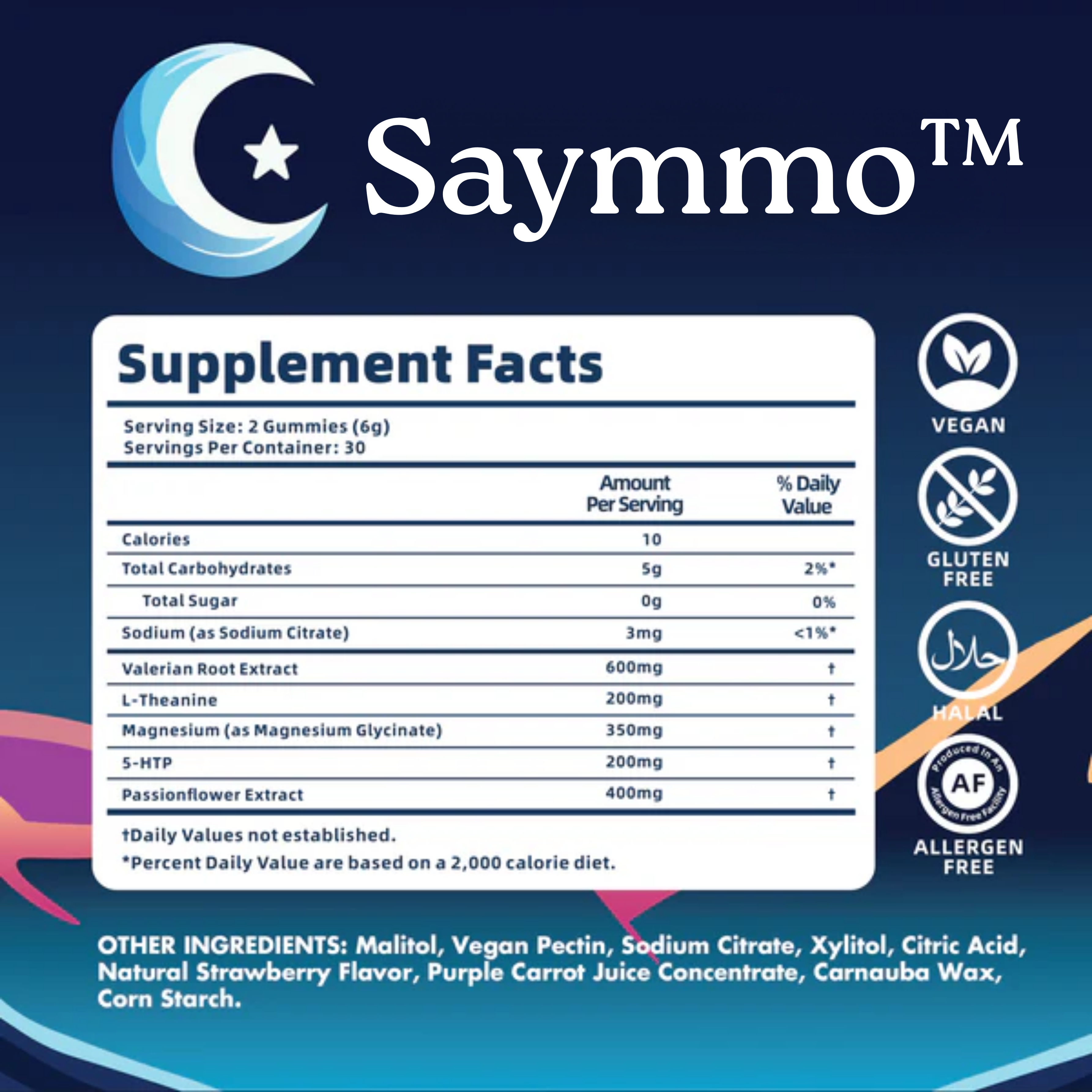 Saymmo™ - Natural Sleep Gummies